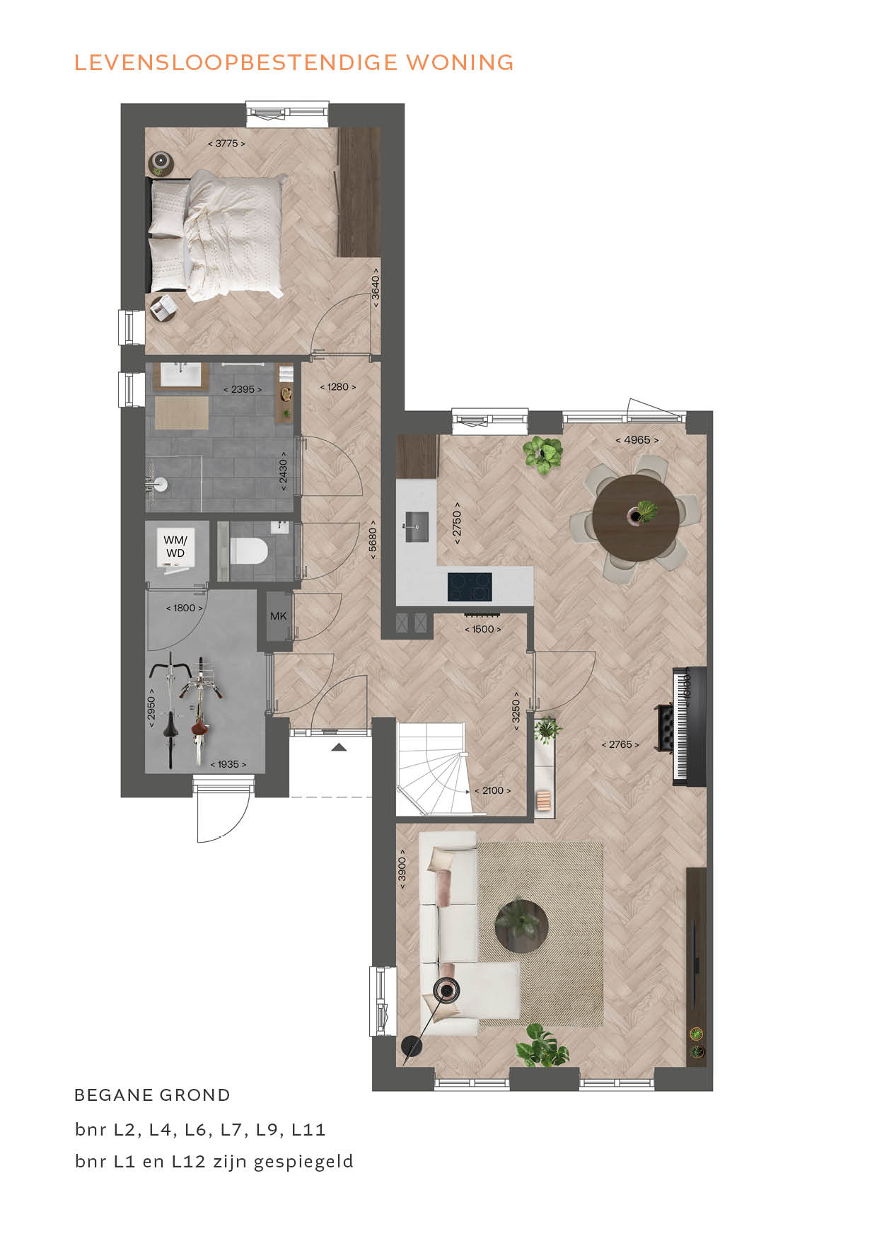 LLB plattegrond_fase 1_Bnr L1 L2 L4 L6 L7 L9 L11 en L12_