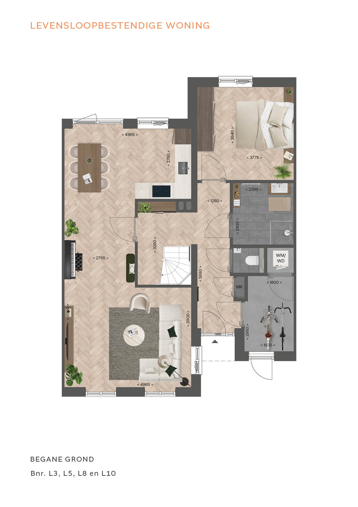LLB plattegrond_fase 1_Bnr L3 L5 L8 en L10